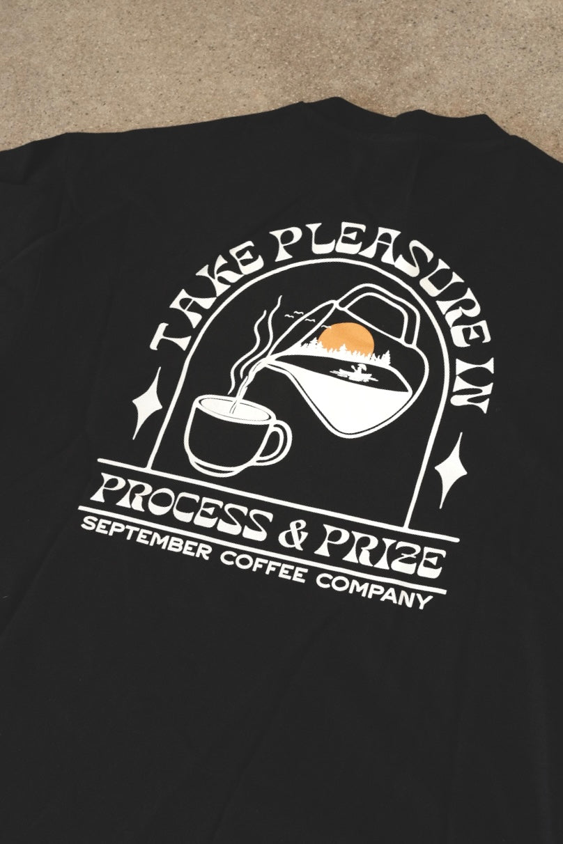 September Tee - Black - Pleasure & Prize